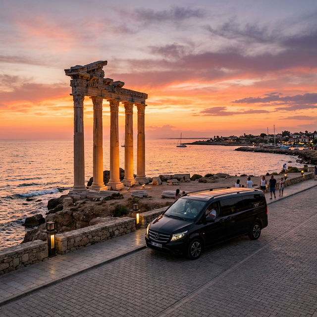VIP-Transfer vom Flughafen Antalya nach Side: Exklusiver Privattransfer